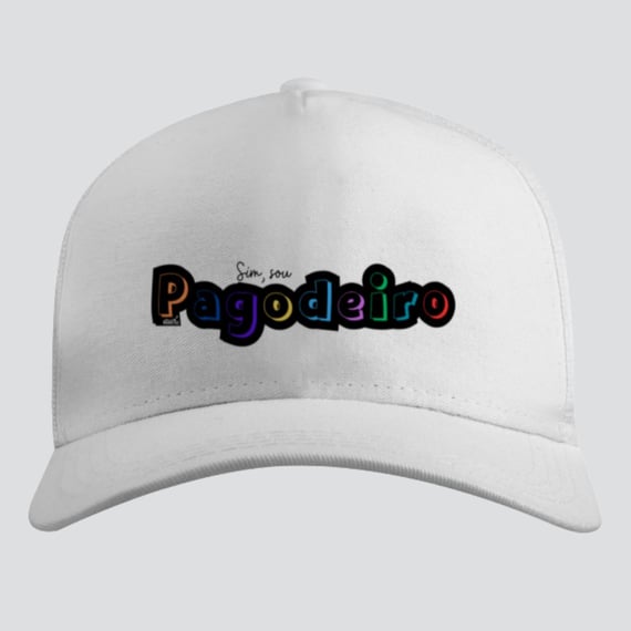 Boné Americano com Tela - Sim Sou Pagodeiro