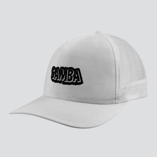 Nome do produto Boné Americano com Tela - Samba Estampado