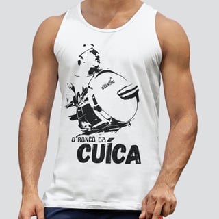 Nome do produto Camiseta Regata Masculina - O Ronco da Cuíca