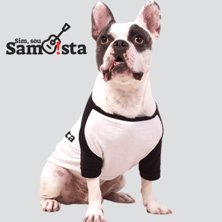 Nome do produto Camisa Pet Dog - Sim Sou Sambista