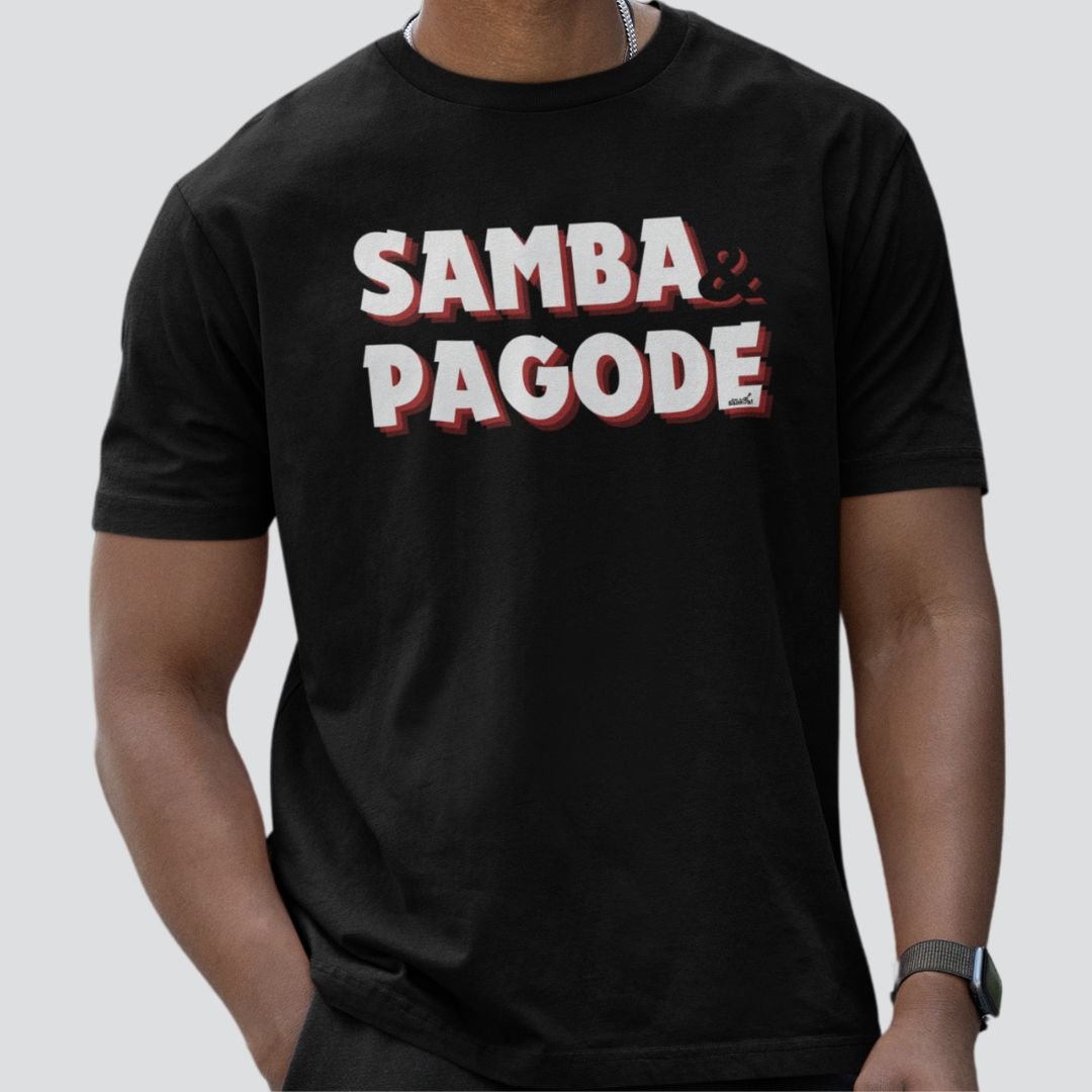Nome do produto: Camiseta Quality Masculina - Samba e Pagode Sim é Samba