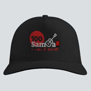 Nome do produto Boné Quality Sem Sambar a Vida é triste - Sim, é Samba!