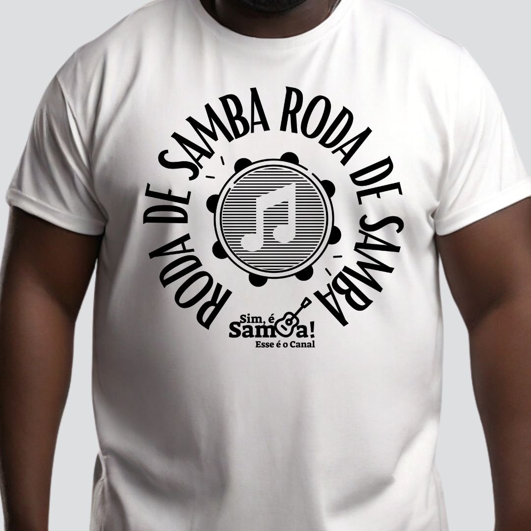 Nome do produto: Camiseta Plus Size - Roda de Samba