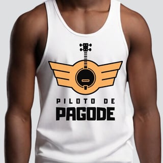 Nome do produto Camiseta Regata Masculina - Piloto de Pagode