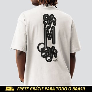 Nome do produto Camiseta Masculina Oversized - Samba