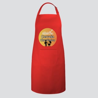Nome do produto Avental Brim Para Churrasco - Sim é Samba Cerveja e Churrasco