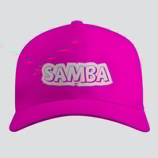 Nome do produto Boné Americano com Tela - Estampado Samba