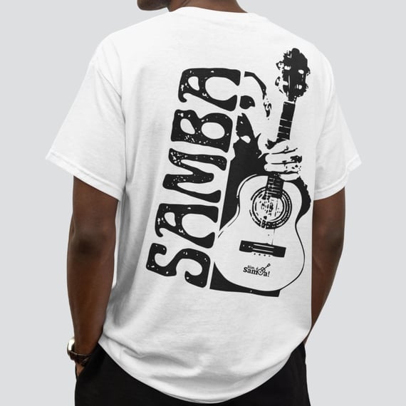 Camiseta Masculina Quality O Samba é Minha Escola