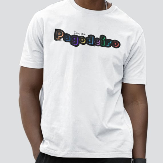 Camiseta Quality Masculina - Sim Sou Pagodeiro