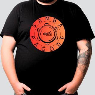 Nome do produto Camiseta Plus Size - Samba e Pagode