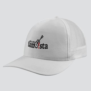 Nome do produto Boné Americano com Tela - Sim Sou Sambista