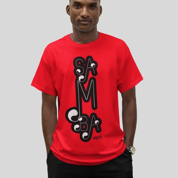 Camiseta Classic Masculina - Samba - Cor Vermelho