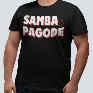 Nome do produto Camiseta Plus Size - Samba e Pagode
