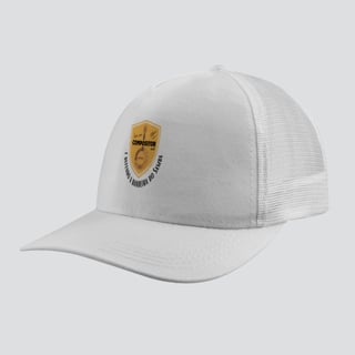 Nome do produto Boné Americano com Tela - Sim Sou Compositor e Defendo a Bandeira do Samba