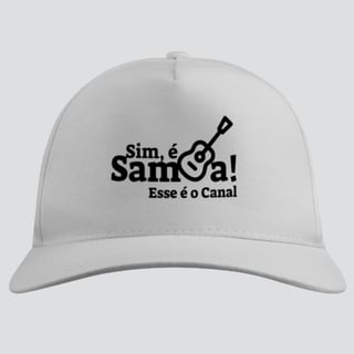 Nome do produto Boné Quality Sim, é Samba! - Esse é o Canal