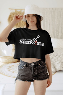 Nome do produto Camisa Cropped Feminina - Sim Sou Sambista