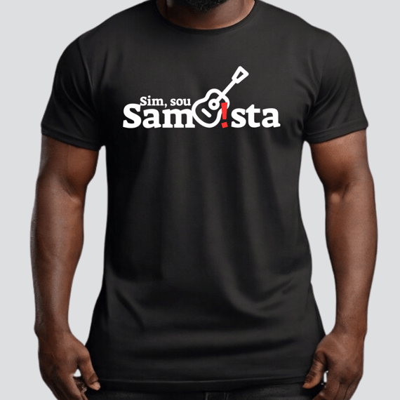 Camiseta Quality Masculina - Sim Sou Sambista