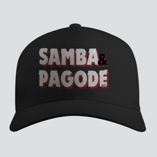 Boné Americano com Tela - Samba e Pagode