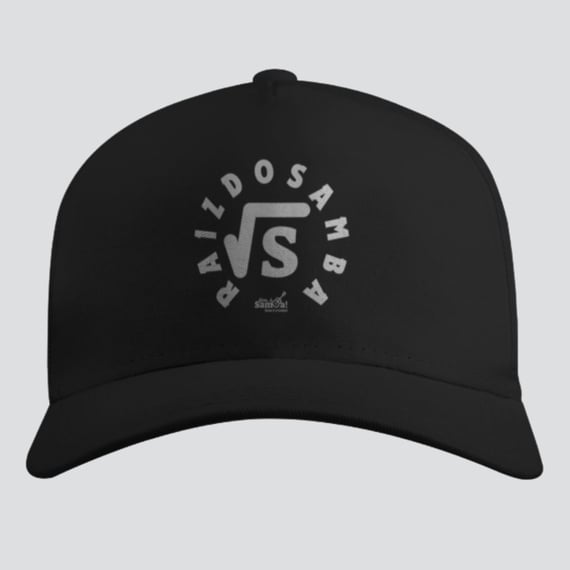 Boné Americano com Tela - Raiz do Samba Sim é Samba