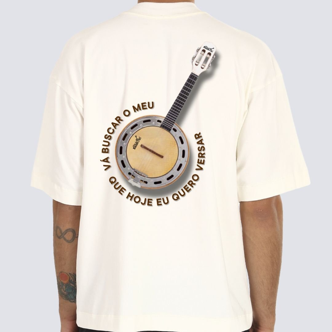 Nome do produto: Camiseta Oversized Masculina - Banjo