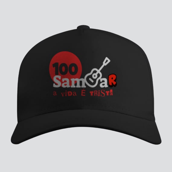 Boné Americano com Tela - Sem Sambar a Vida é Triste