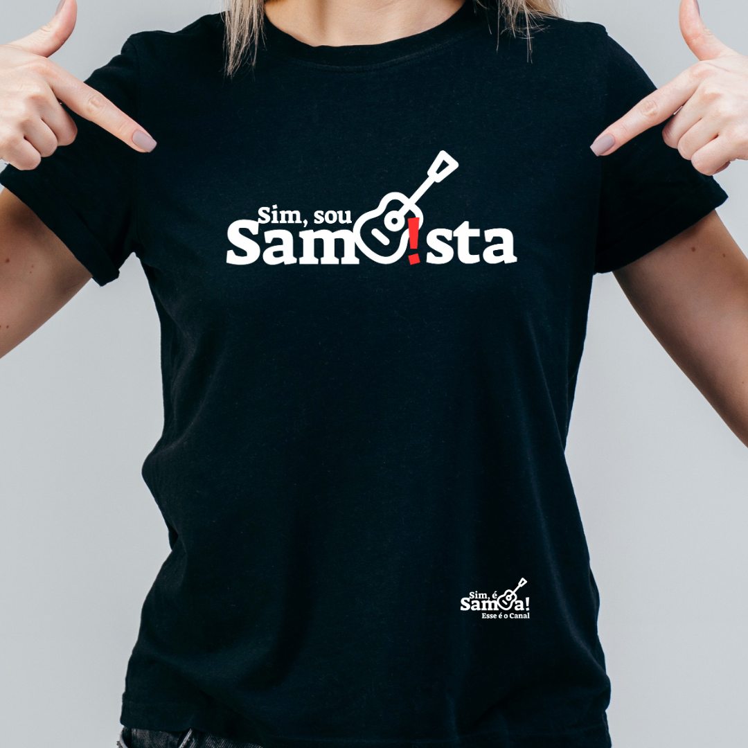 Nome do produto: Camiseta Baby Long Quality Feminina - Sim Sou Sambista