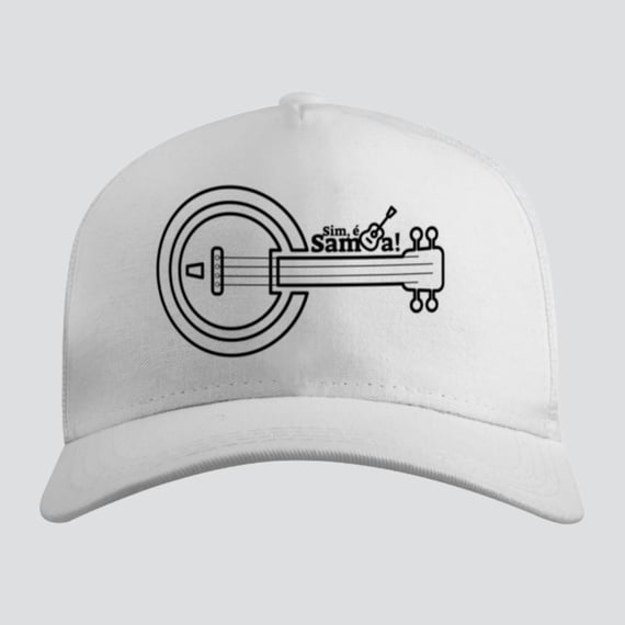Boné Americano com Tela - Banjo Sim é Samba