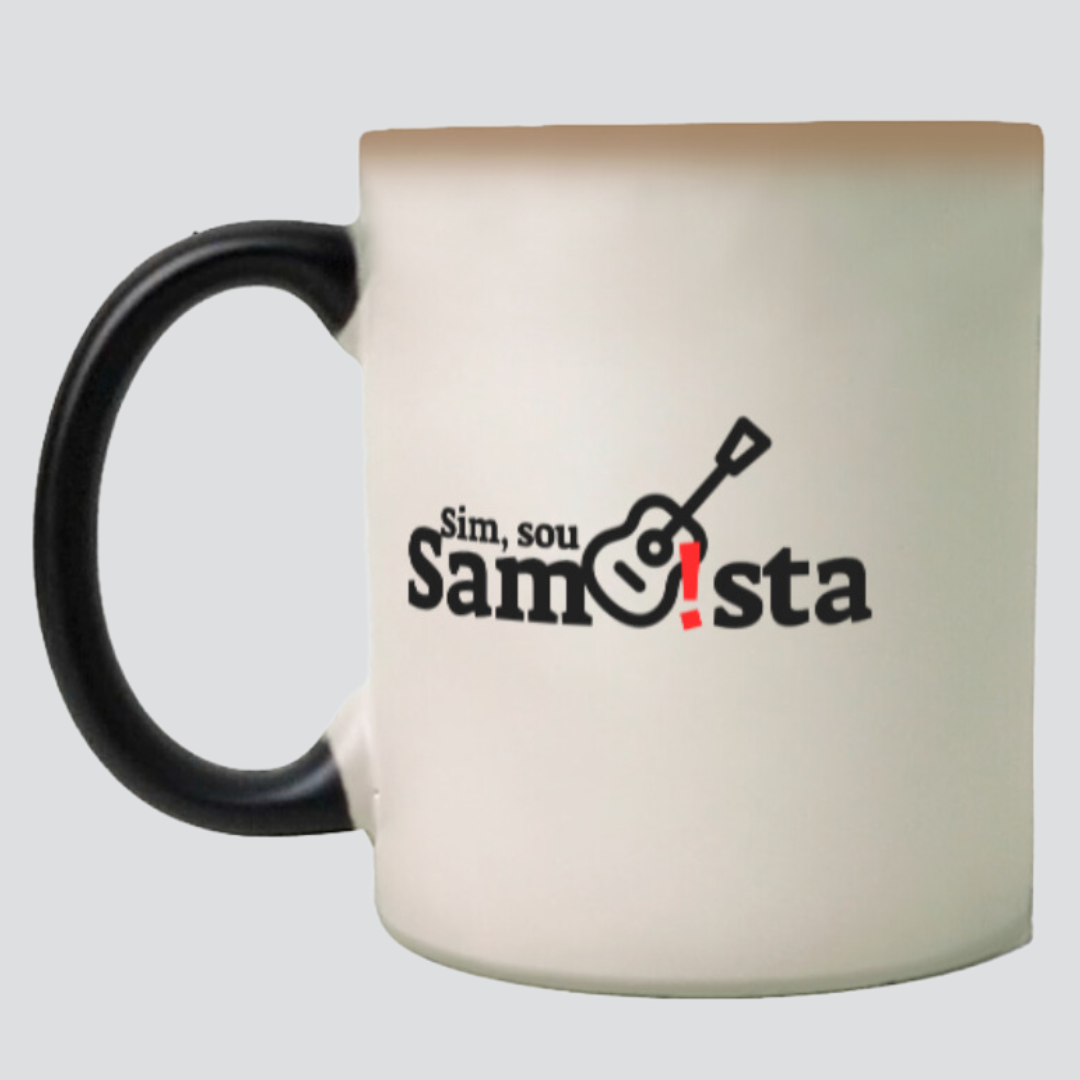 Nome do produto: Caneca Mágica Sim Sou Sambista - Sim, é Samba!
