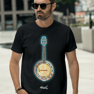 Nome do produto Camiseta Clássica Masculina - Banjo Sim é Samba