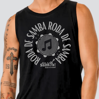 Nome do produto Camiseta Regata Masculina - Roda de Samba