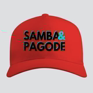 Nome do produto Boné Americano com Tela - Samba e Pagode