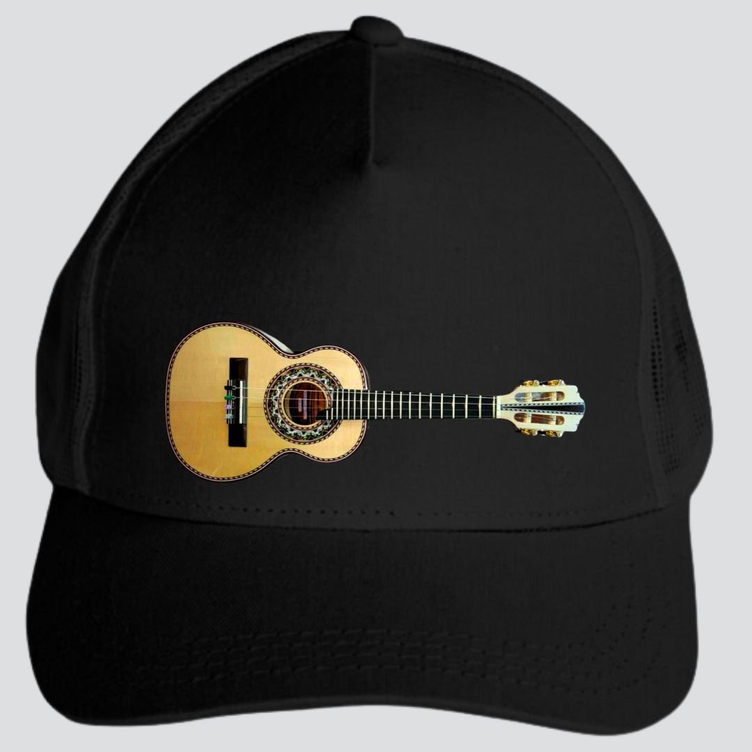 Nome do produto: Boné Americano com Tela - Cavaquinho
