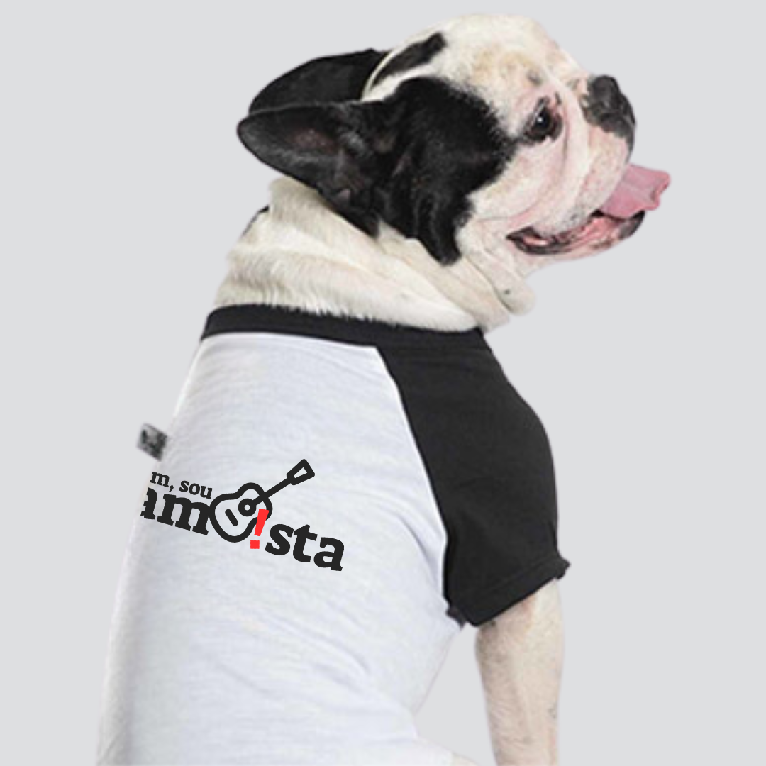 Nome do produto: Camisa Pet Dog - Sim Sou Sambista