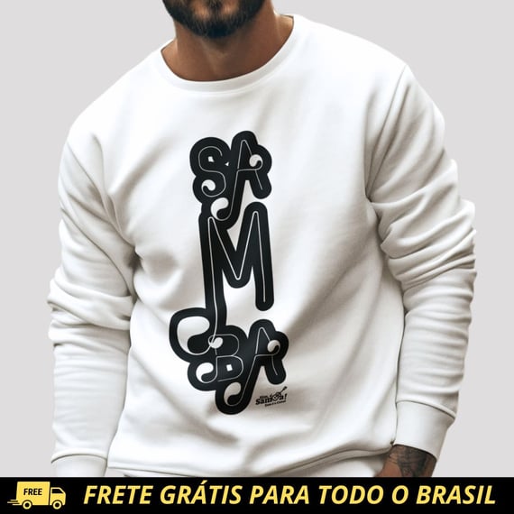 Blusão de Moletom Fechado - Samba