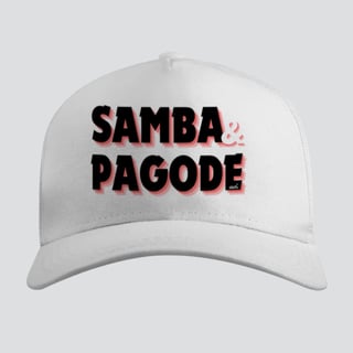 Boné Americano com Tela - Samba e Pagode