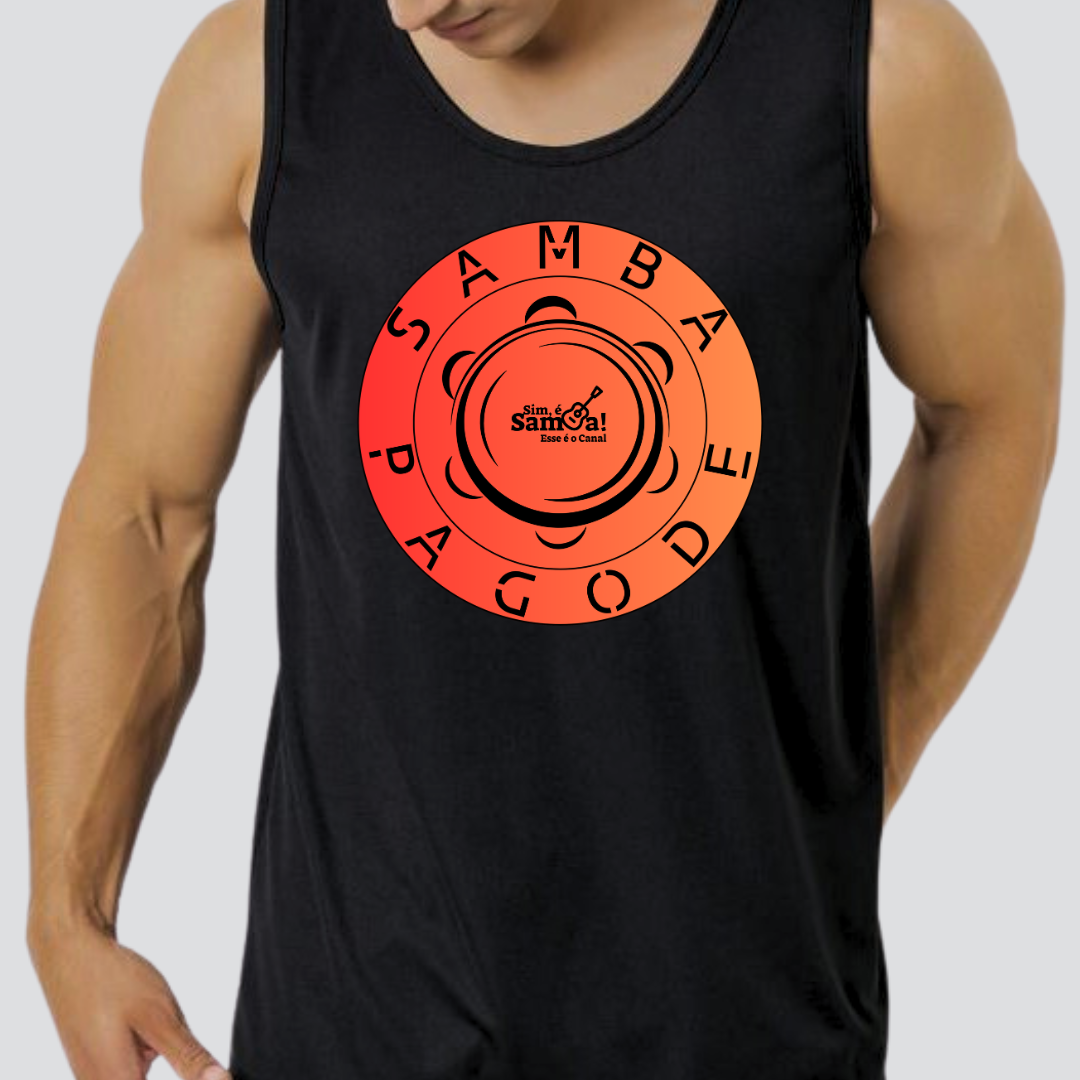 Nome do produto: Camiseta Regata Masculina - Samba e Pagode