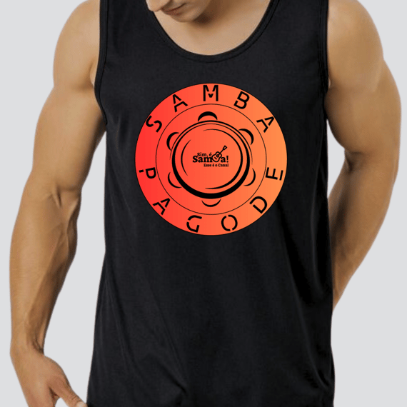 Camiseta Regata Masculina - Samba e Pagode