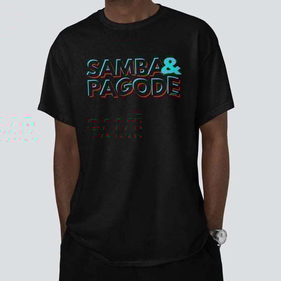 Camiseta Clássica Masculina - Samba e Pagode