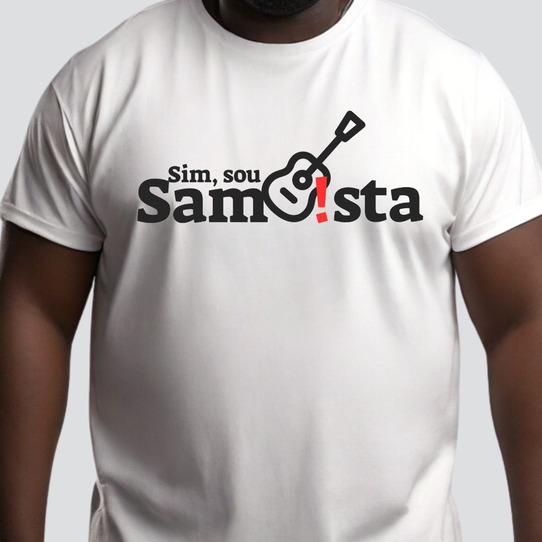 Nome do produto: Camiseta Plus Size - Sim Sou Sambista