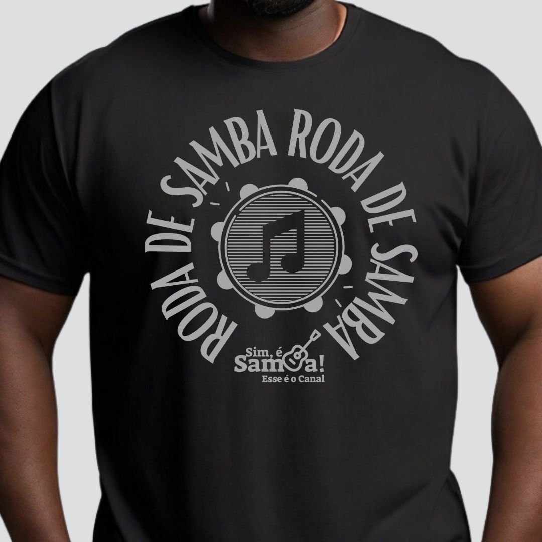 Nome do produto: Camiseta Plus Size - Roda de Samba