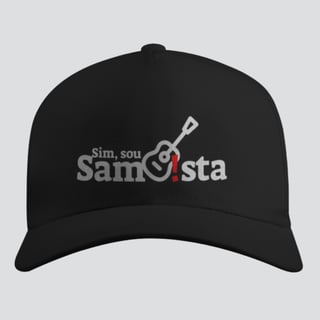 Boné Americano com Tela - Sim Sou Sambista