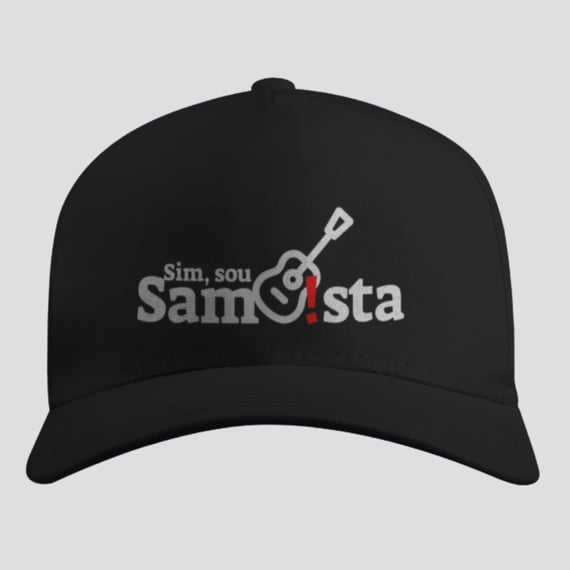 Boné Americano com Tela - Sim Sou Sambista