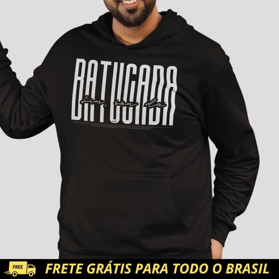 Blusão de Moletom PRIME Canguru - Sim Sou da Batucada