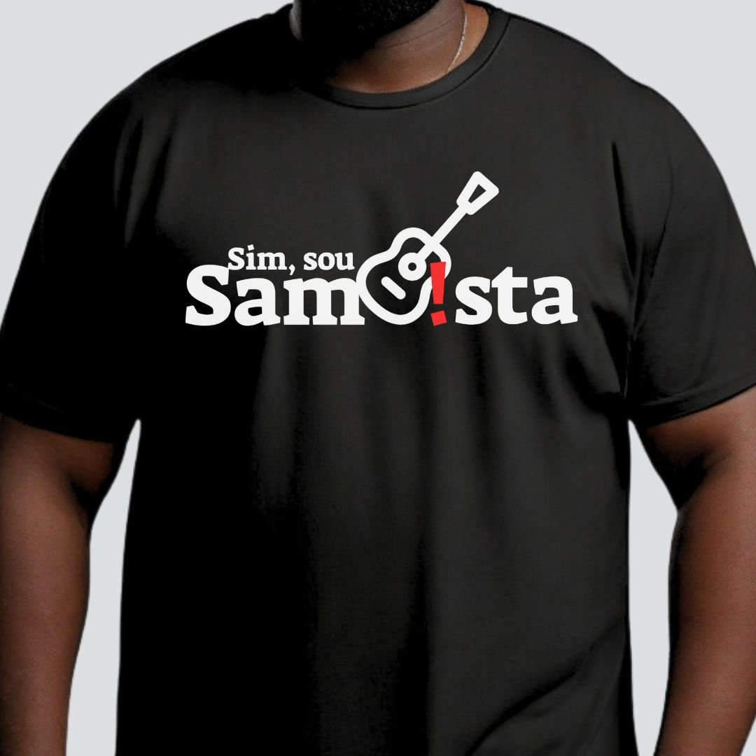 Nome do produto: Camiseta Plus Size - Sim Sou Sambista