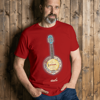 Nome do produto Camiseta Clássica Masculina - Banjo Sim é Samba