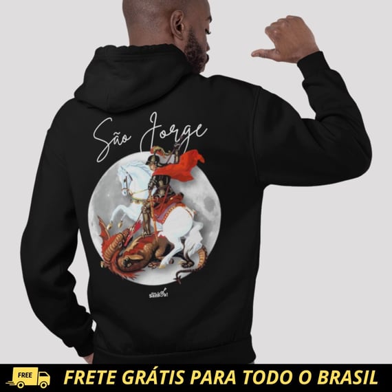 Jaqueta de Moletom PRIME com Zíper - São Jorge