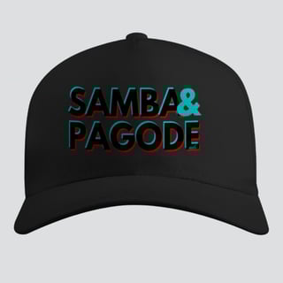 Nome do produto Boné Americano com Tela - Samba e Pagode