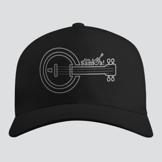 Nome do produto Boné Americano com Tela - Banjo Sim é Samba