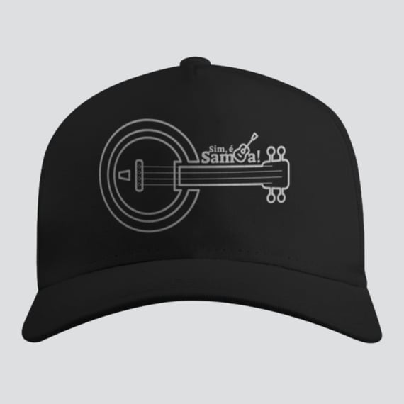 Boné Americano com Tela - Banjo Sim é Samba