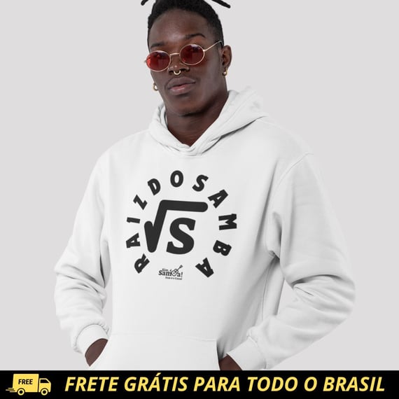 Blusão de Moletom PRIME Canguru - Raiz do Samba